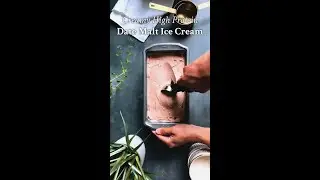 Creamy High-Protein Date Malt Ice Cream 🍦