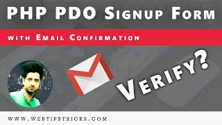 (22/26) PHP PDO Signup Form With Email Verification User Profile In Urdu/Hindi