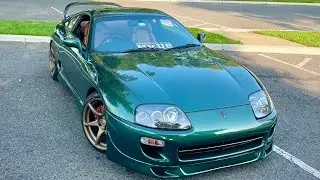 Stock Deep Jewel Green Supra MK4 Ride Along! | passenger pov