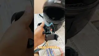 How to mount mobile phone on helmet 🫵🏻#motovlogging  setup installation #viralvideo #trending
