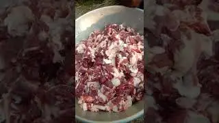 Village mutton cutting #shorts