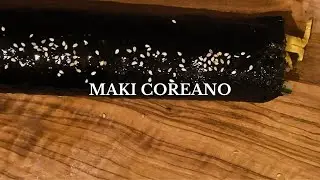 Rollo de sushi coreano l Kimbap clásico (Gimbap original)
