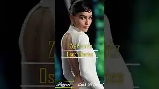 Zoe Kravitz Setting Oscar Trends #shorts #ZoeKravitz #oscar