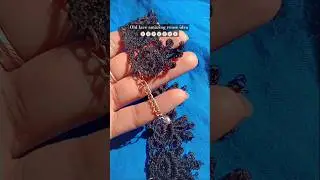 💡How to make a necklace by reusing old lace#youtubeshort#youtube#reuseidea#lacecraft#lacediy#shorts#