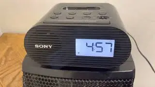 HOW TO SET THE TIME IN FM RADIO/CLOCK SONY MODEL ICF-C05ip | LEE RHEY VLOGS