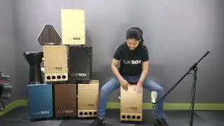 Arabic Darbuka Groove on Clapbox Cajembe Cajon by Poorva Sharma