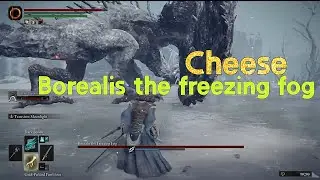 Cheese Borealis the freezing fog Dragon Boss - Elden Ring