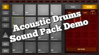 BeatHawk by UVI ACOUSTIC DRUMS Sound Pack Demo for the iPad