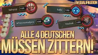 Alle 4 Deutschen MÜSSEN Zittern! | EM Quali 1 - Game 4 Day 1