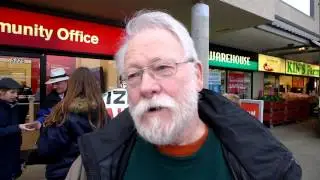 Citizens Against Port Expansion protest, Port Metro Vancouver Delta Community Office, Ladner, Jan 21