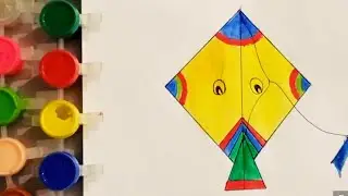 Kite drawing | How to draw kite 2022. 👁️🌹