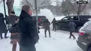 Green chemical agent used on protesters in Minneapolis