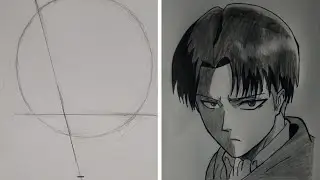 How to draw Levi Ackerman step by step| easy drawing tutorial