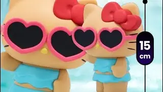 TokyoCatch Online Crane Game - Hello Kitty - Large SOFVIMATES Figure (Blue Summer Ver.)