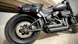 Harley Davidson Fat Bob - Vance and Hines Exhaust