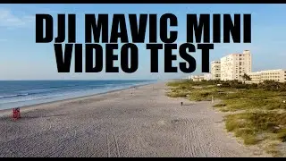 DJI MAVIC MINI Raw Video CAMERA QUALITY  TEST no edit flight Cocoa Beach Florida