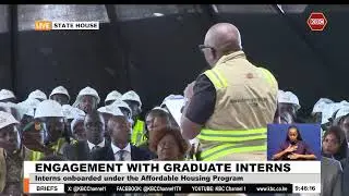PS Hinga's Speech during an Engagement With Graduate Interns Onboarded Under Affordable Housing
