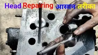 Pump set engine head kaise banaye | Head repairing easy way |