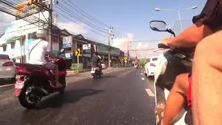 Driving on bike Stock footage /  Free stock video Creative commons