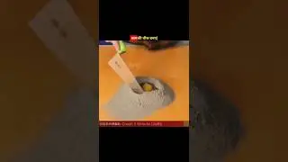 Shocking Experiencment🫠 Egg with cement  #shortsfeed  #shorts #trending @5MinuteCraftsYouTube