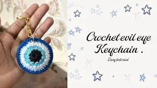 How to crochet an evil eye | Easy tutorial for beginners | &ldquo;step by step &ldquo; | 🧿