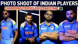 Photo Shoot Video Indian Players Champions Trophy 2025 Pakistan | New Jersey | Indian Cricket Team