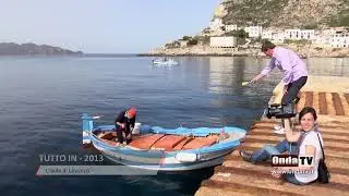 Nella bellissima isola di Levanzo incontriamo questo pescatore