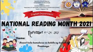 NATIONAL READING MONTH | DAGUPAN CITY NATIONAL HIGH SCHOOL | NRM Trailer