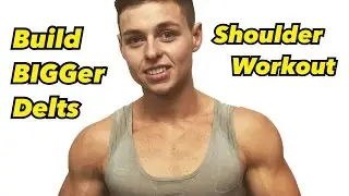 NATTY Shoulders Workout - Build Bigger Delts! - Strength & Volume Training - Natural Bodybuilding