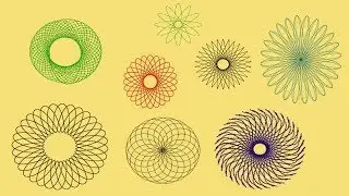 How to Create a Spirograph Designs in  ( in Tamil )