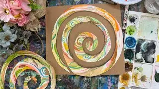 From Circles to Spirals: A Meditative Drawing for Stress & Anxiety Relief 🌿 Art Therapy Exercise