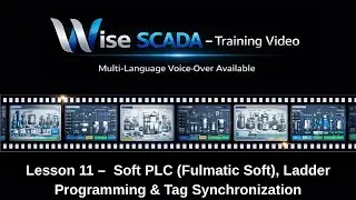Wise SCADA Tutorial #11 | Soft PLC (Fulmatic Soft), Ladder Programming & Tag Synchronization