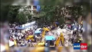Watch how this Ghatkopar building collapses