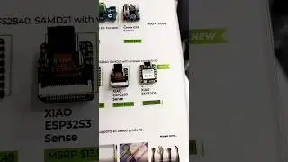 XIAO Family of Modules with Microcontrollers, including the latest XIAO ESP32C6 #shorts #IoT