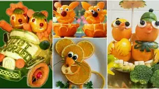 creative art craving /amaizing art of food /orange carving ideas for kids