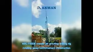 Mxl-150d6 Micro Piling Top Drive Borehole Drilling Rig Machine