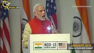#NaMo365 : PM Modi Addresses India-US Business Summit, 2015