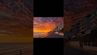 This AI Sunset is Unbelievably Real 🤯 #shorts #trending #ai #sunset #aiartists #geminiai #flowai