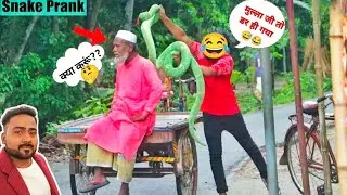 Best King cobra snake comedy video 🐍 | Funny prank video | public reaction comedy video 2025