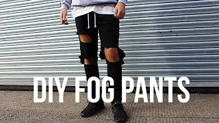 Fear Of God Zipper Pants DIY | How To Distress