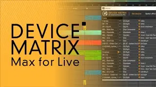 Max for Live - Device Matrix for Ableton Live