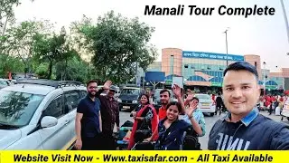Delhi to Manali Taxi Ride | Road Trip Vlog & Cost Details Sissu Manali | Taxi Safar | VCS Vlogs