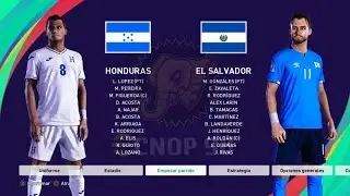 PES 2021 - HONDURAS🇭🇳 VS EL SALVADOR🇸🇻 (SIMULACI&Oacute;N)[ECNOP GAMEPLAYS]