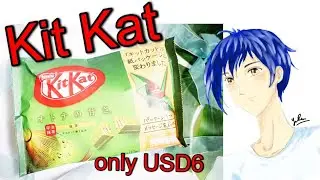 Nestle Kit Kat Sweet Matcha Green Tea| Japan food review