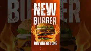 Food Ad | Animation | Burger promo commercial Ad🍔#foodie #kidsburger #burgerlovers #shorts #yt #ad