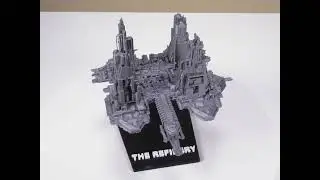 THE REFINERY Installation - Assembled, 3D printed model