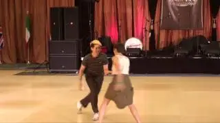 ILHC 2013 - Lindy Hop - JnJ - All Star - Finals - Soochan Lee & Genevieve St Laurent