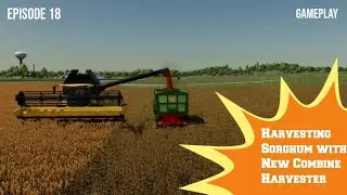 Harvesting Sorghum with New Holland CH7.70 Combine Harvester| Delivery Wool at Spinnery| Episode 18