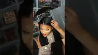 😱What lace! OMG This is toooo natural!😍This yaki wig is a bomb!