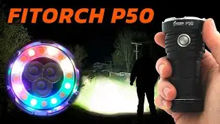 Fitorch P50 - 10,000 Lumens - 450m - 2-Way Type C Charging - RGB Lighting